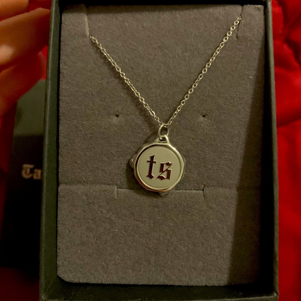 Taylor Swift wax seal necklace
